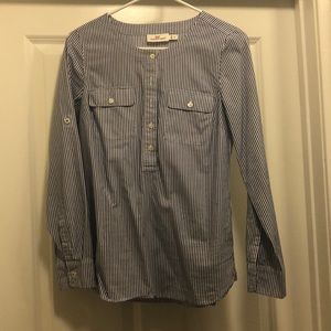 Vineyard Vines Poplin Stripe Top